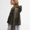 Barbour x GANNI Anorac cerat cu imprimeu leopard