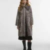 Barbour x GANNI Jacheta impermeabilă cu imprimeu leopard