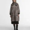Barbour x GANNI Jacheta impermeabilă cu imprimeu leopard