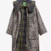 Barbour x GANNI Jacheta impermeabilă cu imprimeu leopard