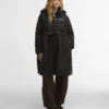 Barbour x GANNI Jacheta matlasată lungă cu basc Barbour x GANNI Jacheta matlasată lungă cu basc