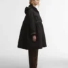 Barbour x GANNI Jacheta matlasată lungă cu basc Barbour x GANNI Jacheta matlasată lungă cu basc