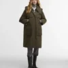 Barbour x GANNI Jacheta parka impermeabilă