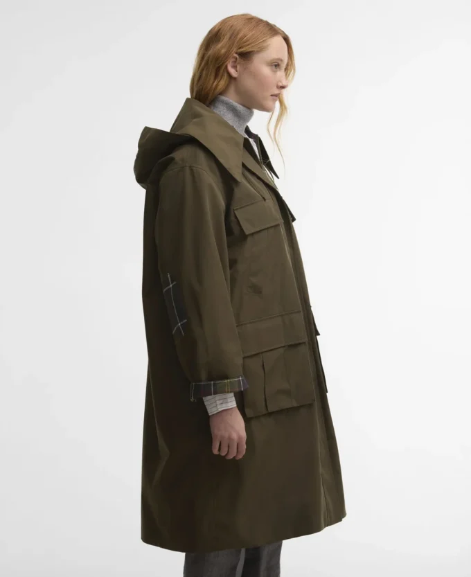 Barbour x GANNI Jacheta parka impermeabilă