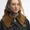 Barbour x GANNI Palton din pânză cerată
