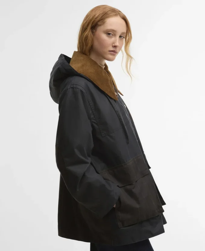 Barbour x GANNI Palton din pânză cerată