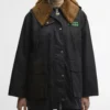 Barbour x GANNI Palton din pânză cerată