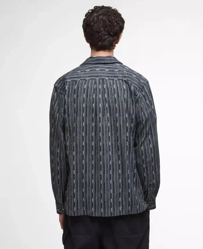 Cămașă relaxată din jacquard Alston
