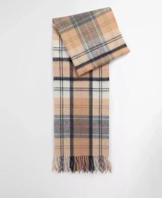Eșarfă Serena Tartan din lână de miel