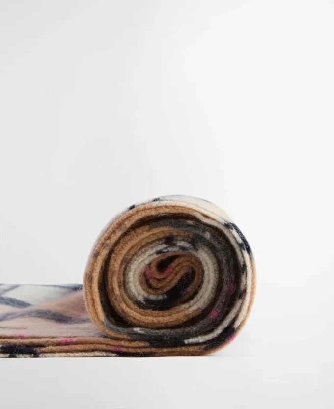 Eșarfă Serena Tartan din lână de miel Eșarfă Serena Tartan din lână de miel