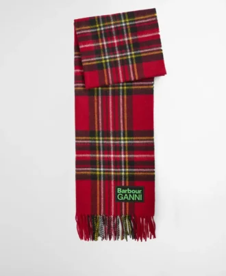 Eșarfă tartan Barbour x GANNI
