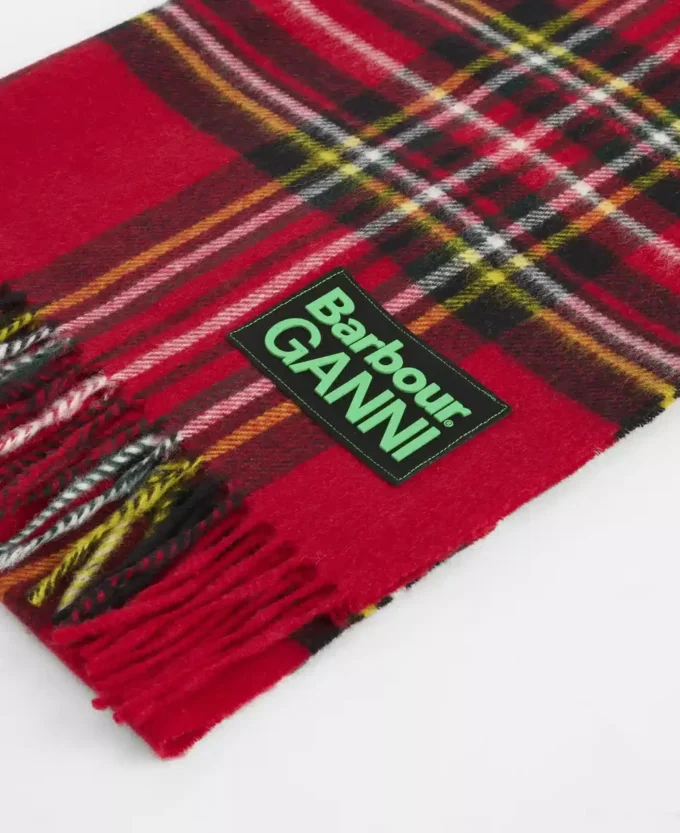 Eșarfă tartan Barbour x GANNI