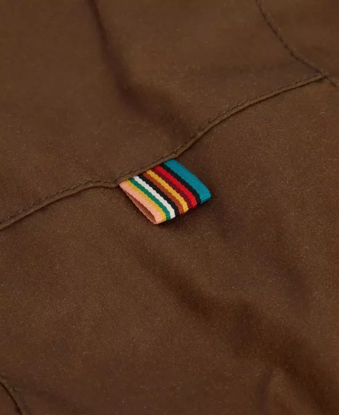 Paul Smith adoră gluga Barbour Waxed Hood