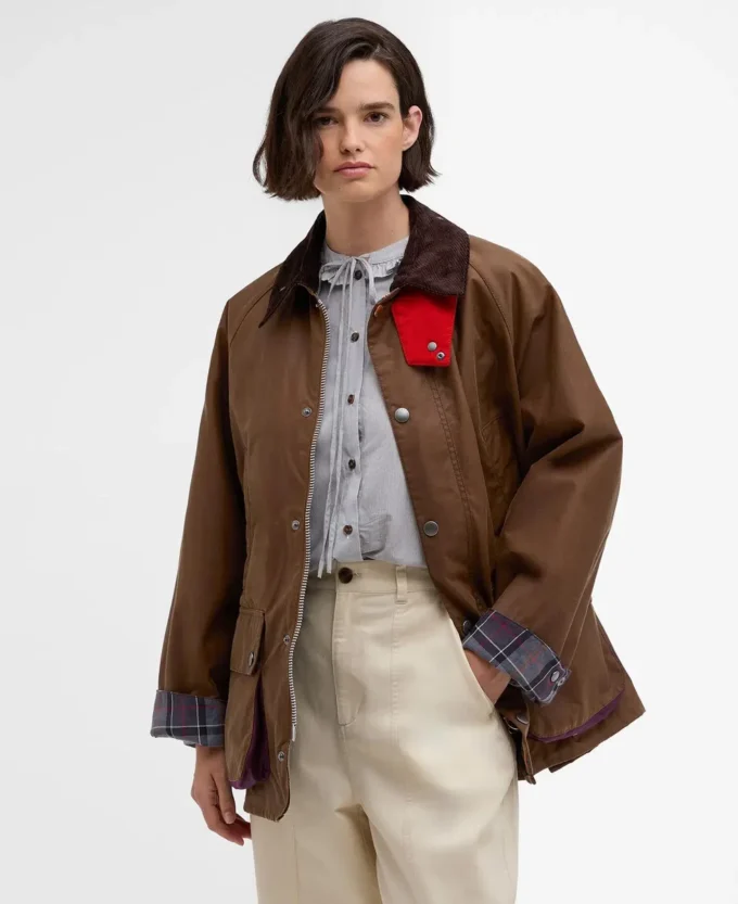 Paul Smith iubește Barbour Jacheta cerată oversized Bedale Paul Smith iubește Barbour Jacheta cerată oversized Bedale