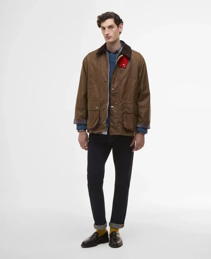 Paul Smith iubește Barbour Jacheta cerată oversized Bedale Paul Smith iubește Barbour Jacheta cerată oversized Bedale