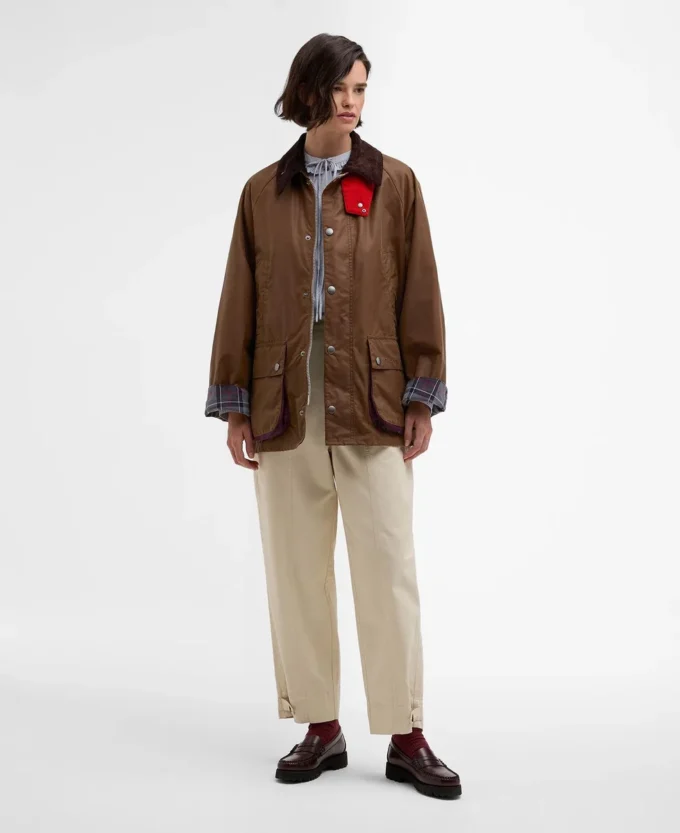 Paul Smith iubește Barbour Jacheta cerată oversized Bedale Paul Smith iubește Barbour Jacheta cerată oversized Bedale