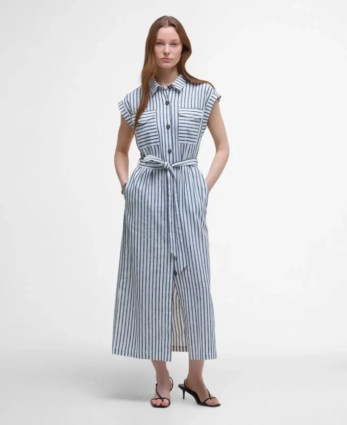 Rochie midi cu dungi Abby Rochie midi cu dungi Abby