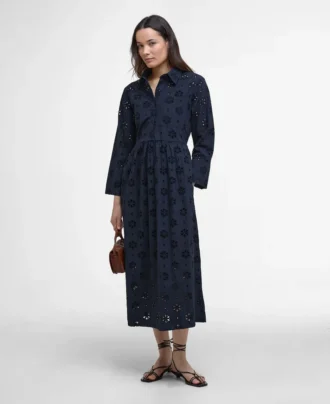 Rochie midi Melissa Broderie Anglaise