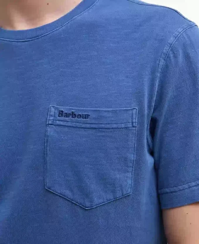 Tricou cu buzunar vopsit cu pigmenți Tricou cu buzunar vopsit cu pigmenți
