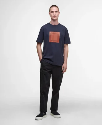 Tricou cu imprimeu grafic Loop