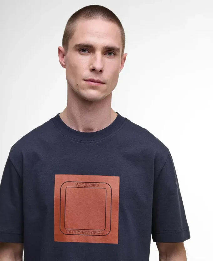 Tricou cu imprimeu grafic Loop Tricou cu imprimeu grafic Loop